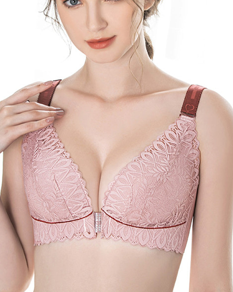 Lace Full Cup Plus Size Padded Bra