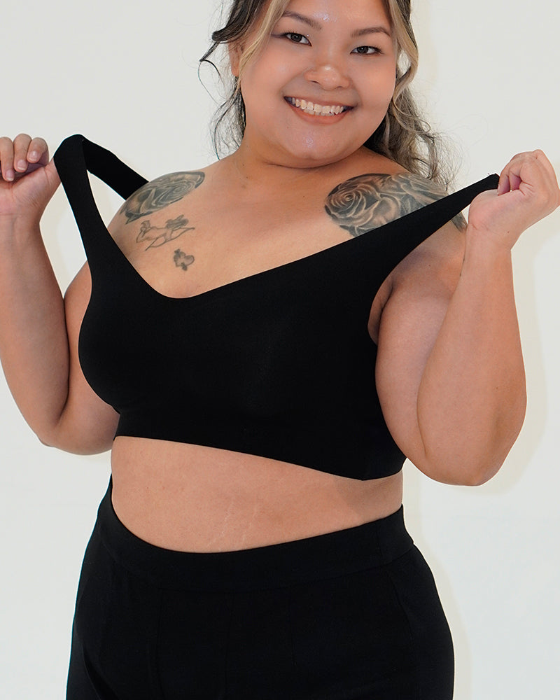 Buckle Comfy Plus Size Seamless Bra