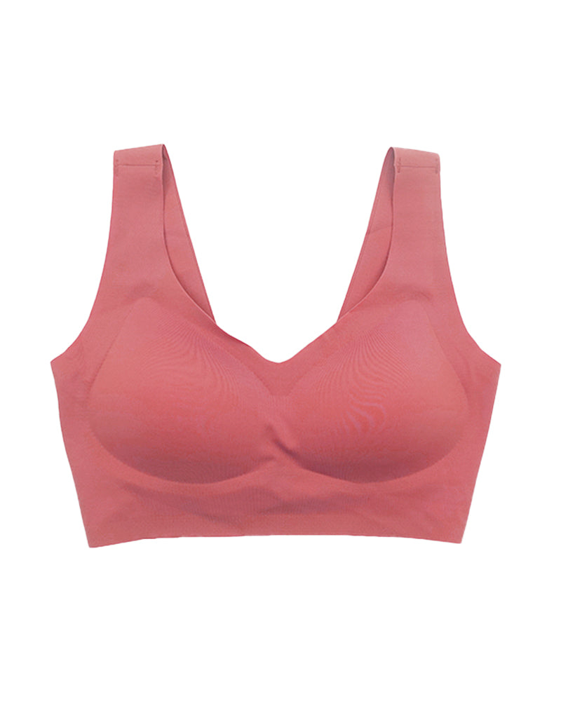 Buckle Comfy Plus Size Seamless Bra