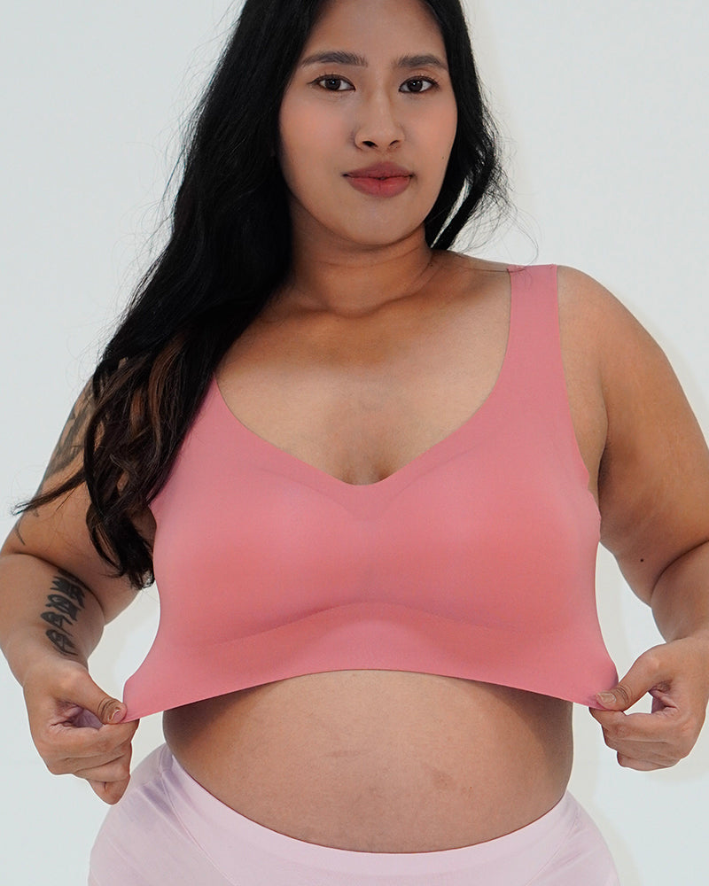 Buckle Comfy Plus Size Seamless Bra