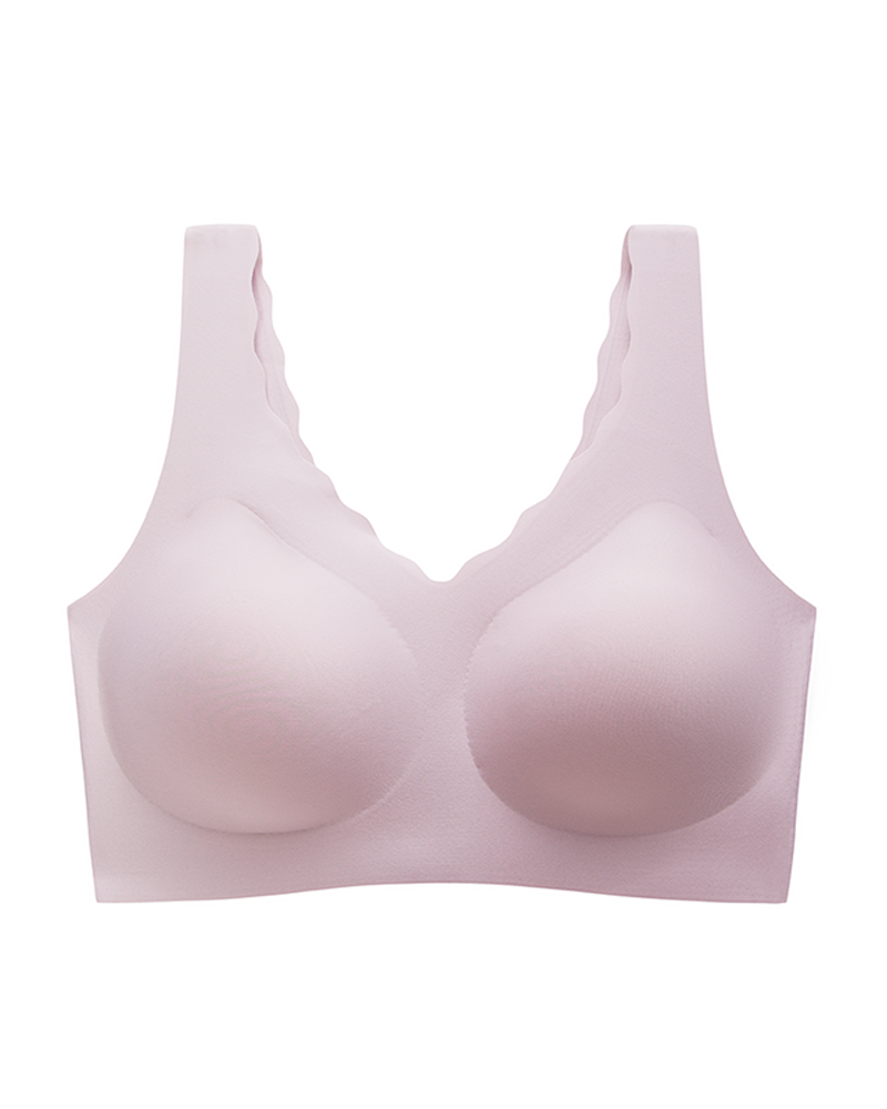 Z-bra Buckle Padded Seamless Bra