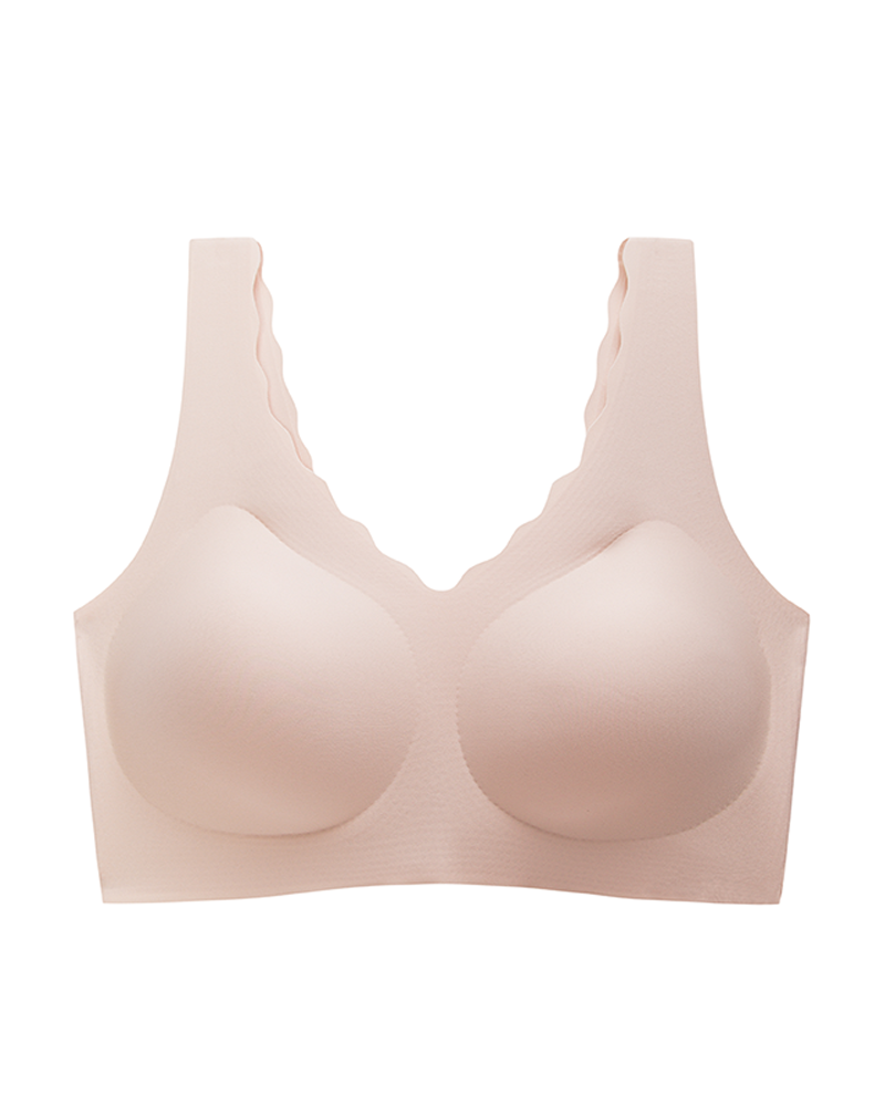 Z-bra Buckle Padded Seamless Bra